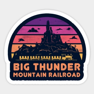 Big Thunder Sunset Sticker